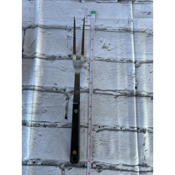 Preowned Vtg Flint Arrow Stainless Steel 12" Meat Fork - Picture 7 of 7